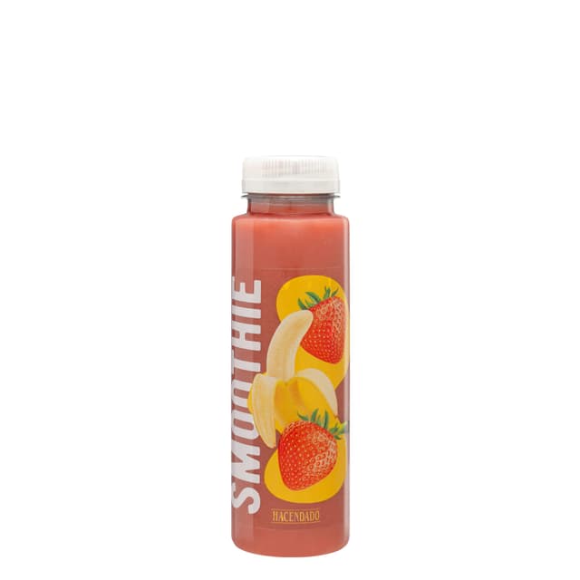 Smoothie fresa y plátano Hacendado