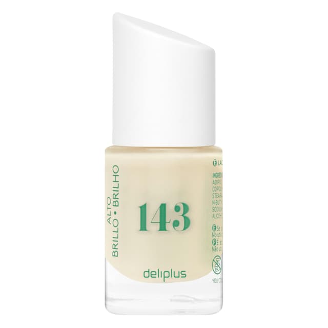 Laca de uñas alto brillo Deliplus 143 amarillo