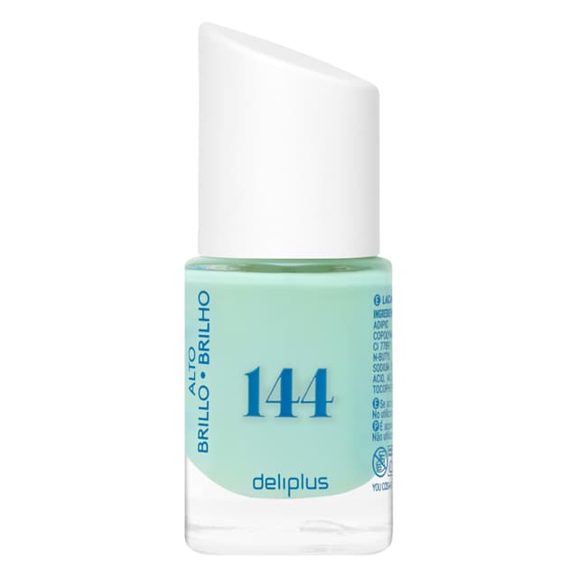 Laca de uñas alto brillo Deliplus 144 verde pastel