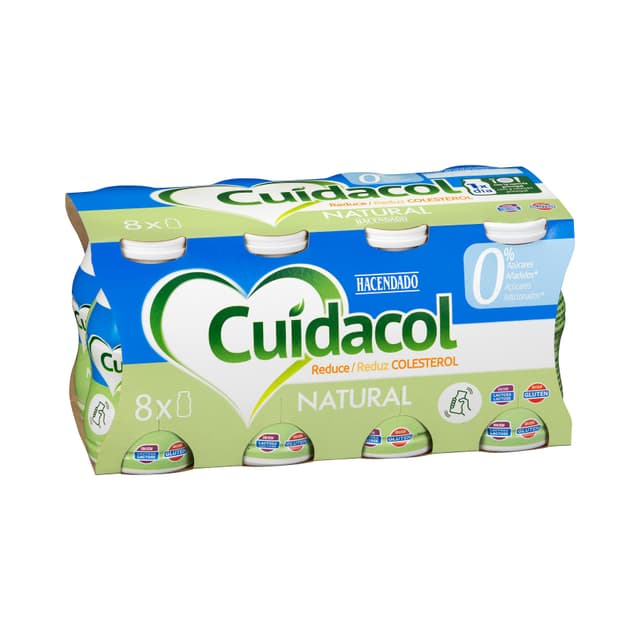 Bebida láctea natural Cuidacol 0% azúcares añadidos