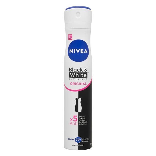Desodorante invisible Black & White Nivea