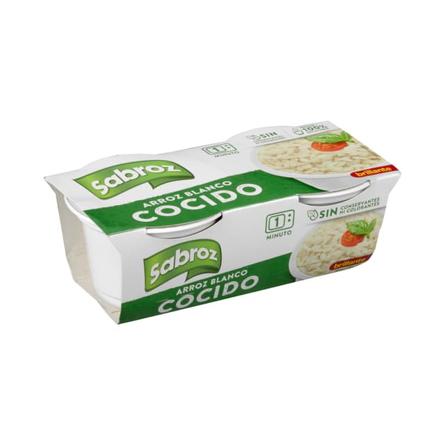Arroz cocido redondo Sabroz
