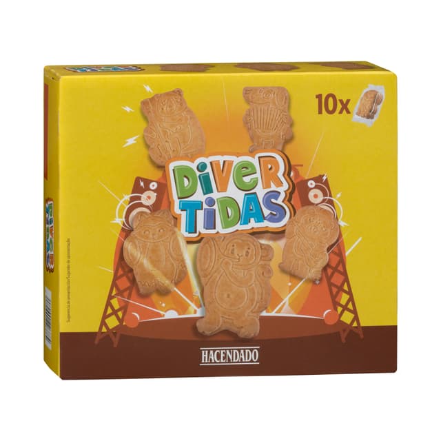 Galletas Divertidas con cereales Hacendado