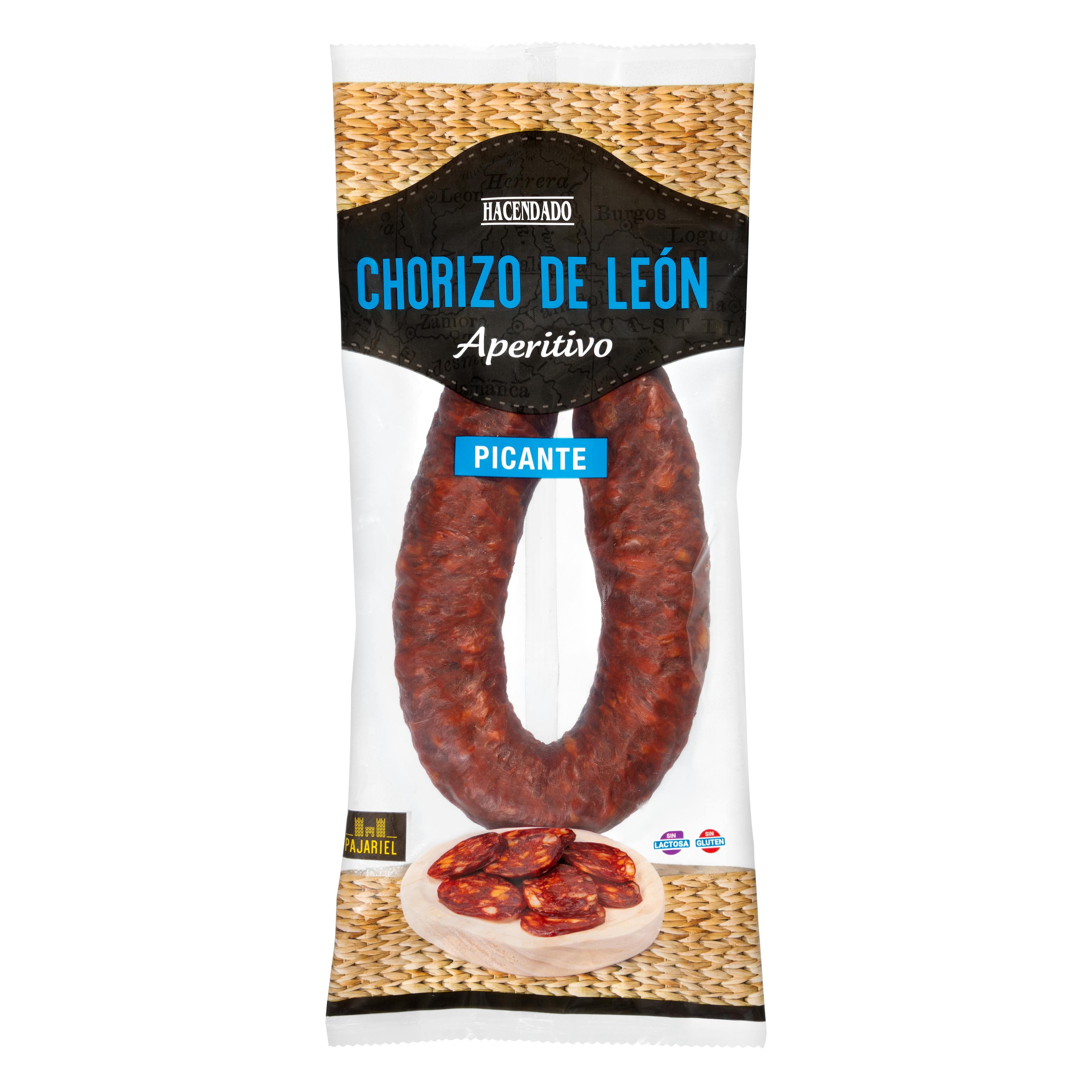 Chorizo sarta picante extra de León Hacendado