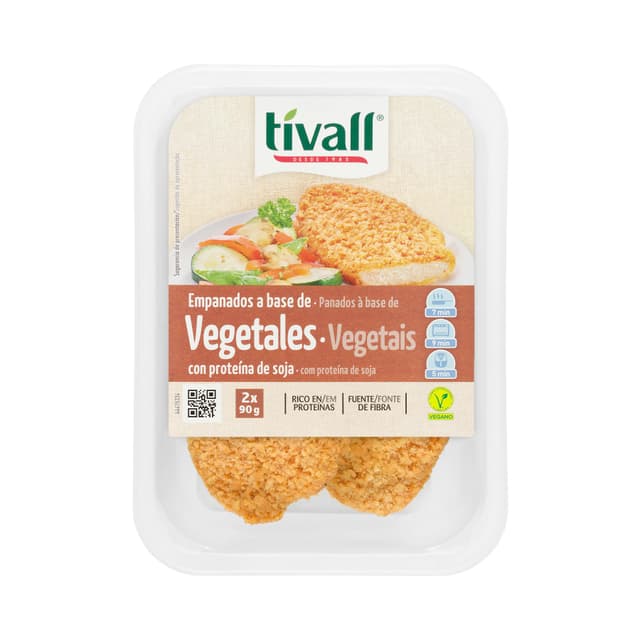 Empanados vegetales con proteína de soja Tivall