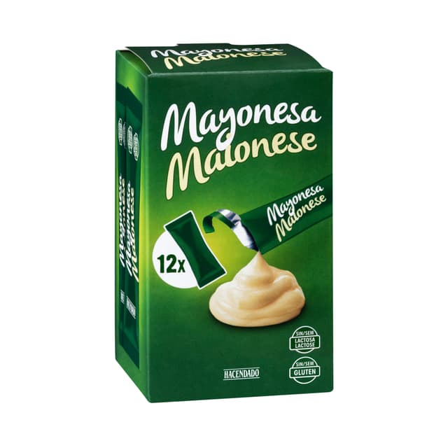 Mayonesa en sobres individuales Hacendado