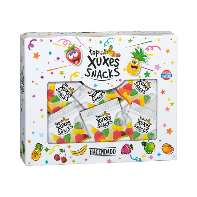 Snacks de golosinas Top Xuxes Hacendado
