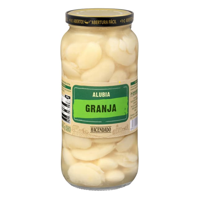 Alubia cocida granja Hacendado