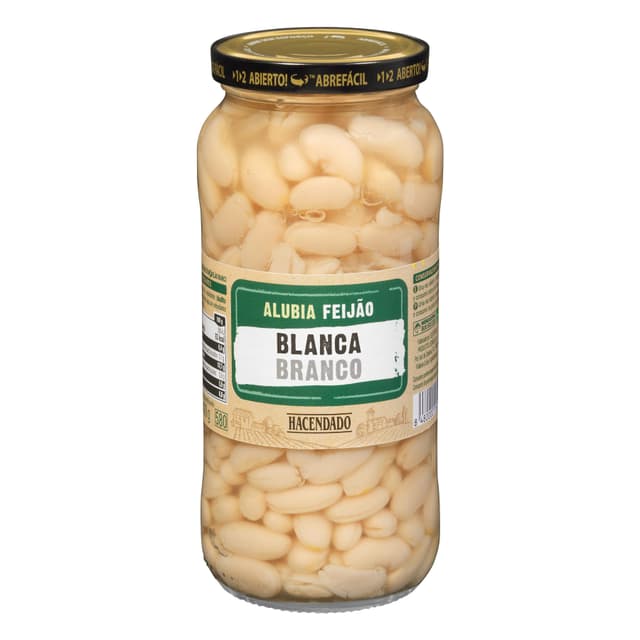 Alubia cocida blanca Hacendado