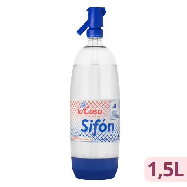 Agua de soda con sifón La Casa