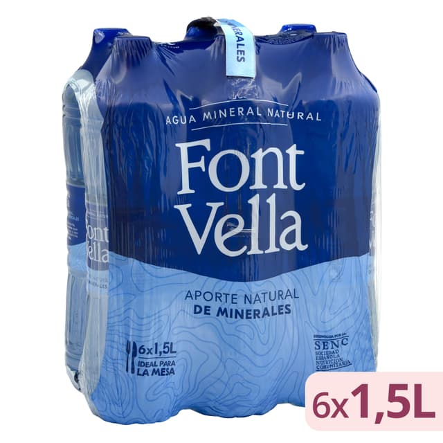 Agua mineral grande Font Vella