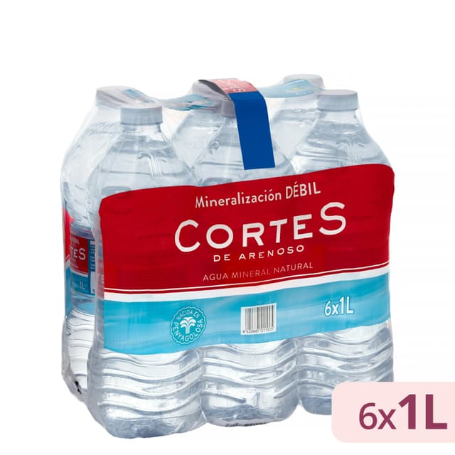 Agua mineral mediana Cortes