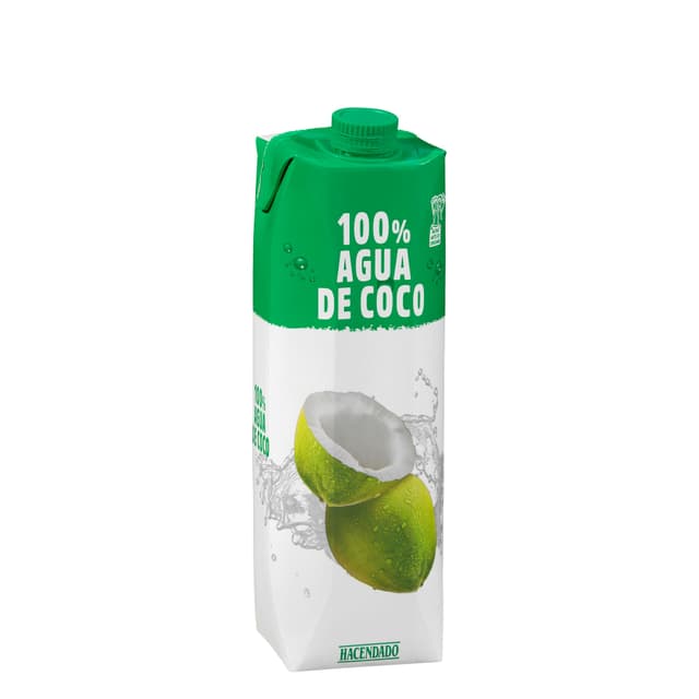 Agua de coco 100% Hacendado