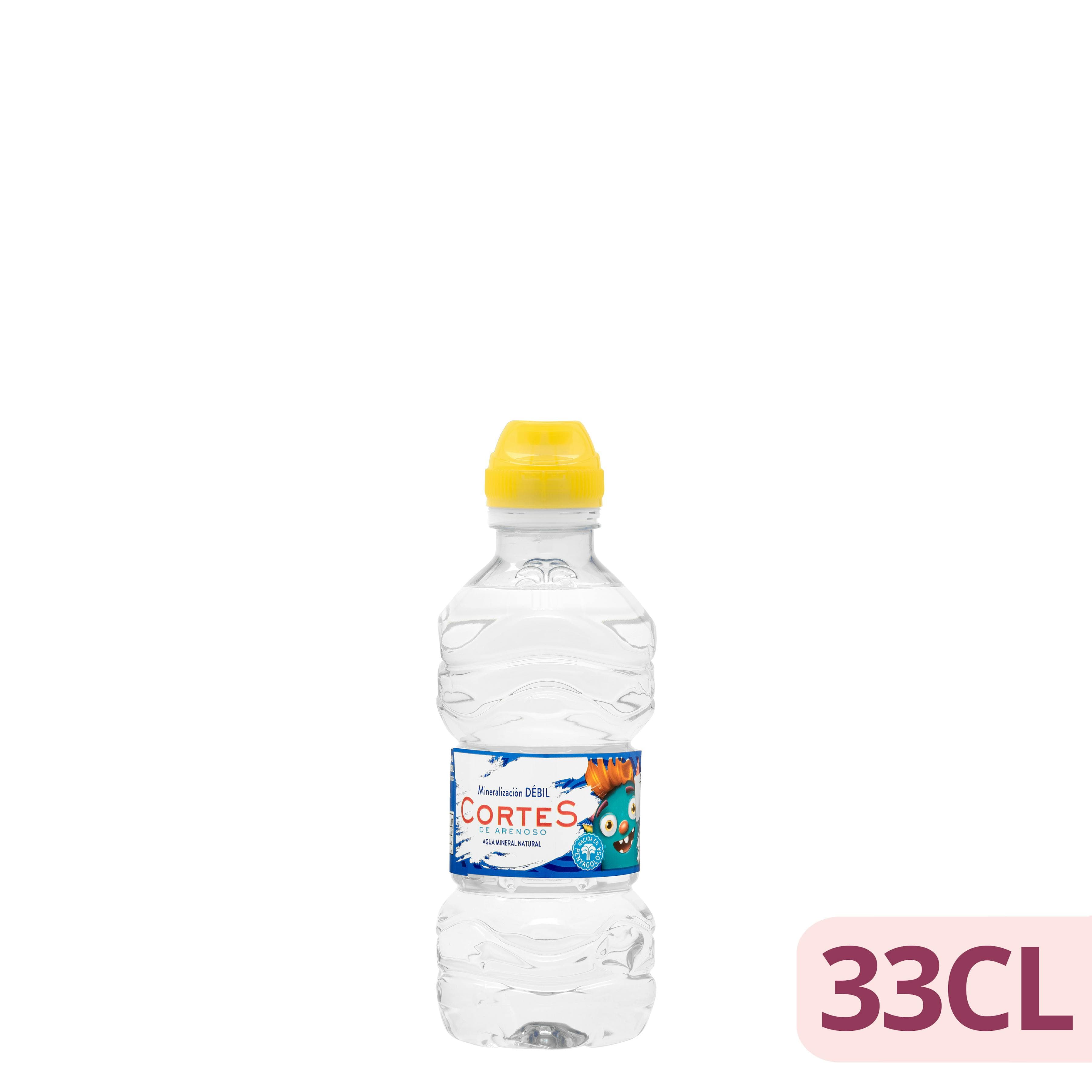 Agua mineral pequeña Cortes tapón infantil