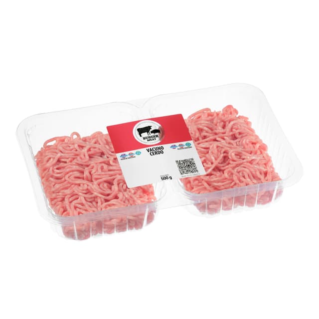 Preparado de carne picada vacuno y cerdo