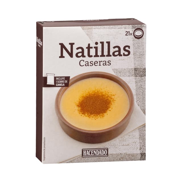 Preparado en polvo natillas Hacendado