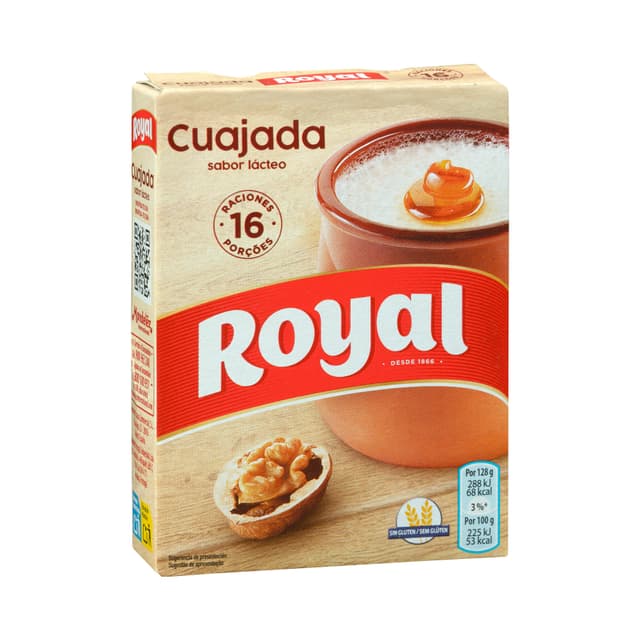 Preparado en polvo cuajada azucarada Royal sabor lácteo