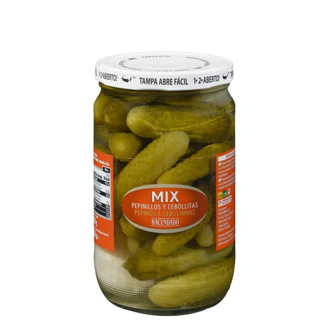 Mix de pepinillos y cebollitas Hacendado