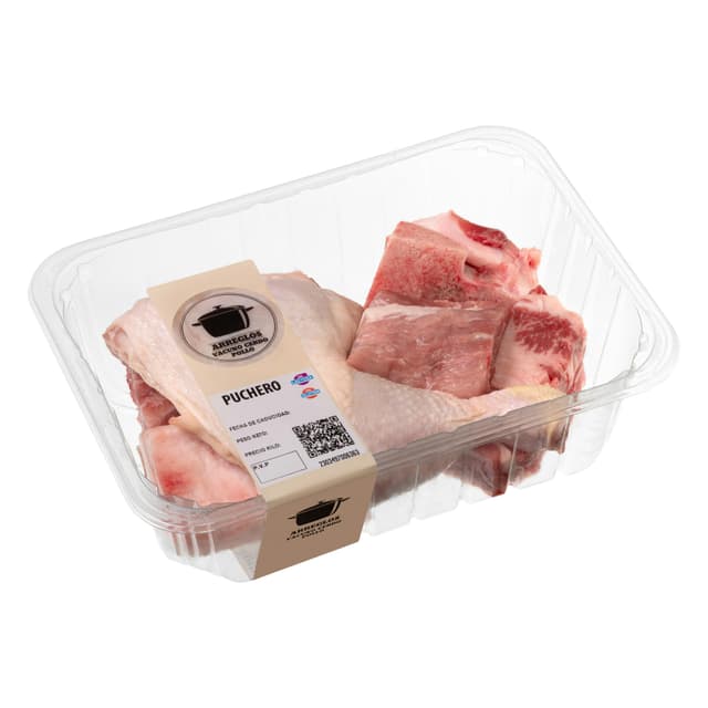 Arreglo para puchero vacuno, cerdo y pollo