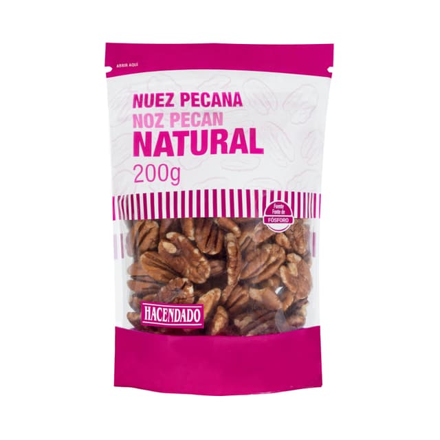 Nuez Pecana natural Hacendado pelada