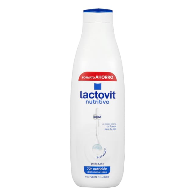 Gel de baño nutritivo Lactovit piel normal y seca