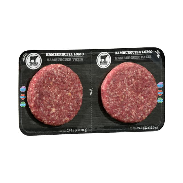 Burger de lomo de vacuno