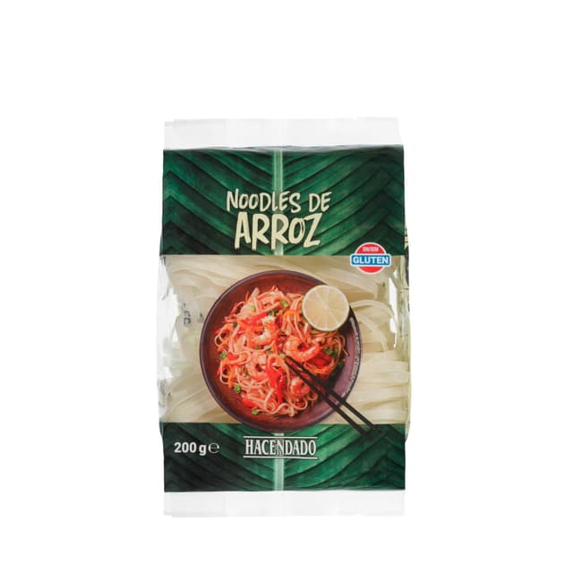 Noodles de arroz Hacendado