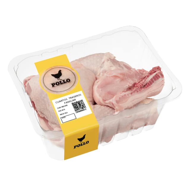 Cuartos traseros familiar de pollo