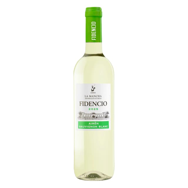 Vino blanco Airén Sauvignon Blanc Fidencio DO La Mancha