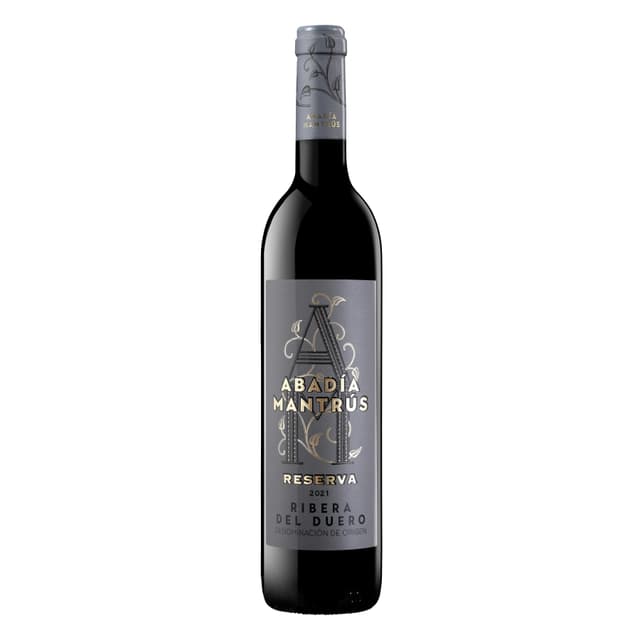 Vino tinto reserva Abadía Mantrús DO Ribera del Duero