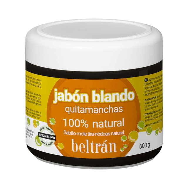 Jabón blando 100% natural Beltrán quitamanchas