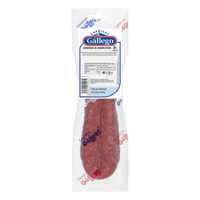 Longaniza de Aragón extra Cárnicas Gállego