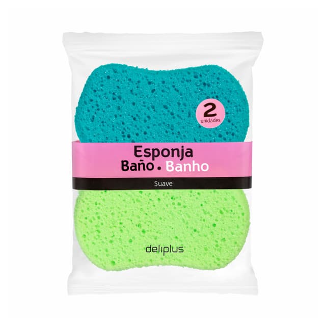 Esponja de baño suave Deliplus