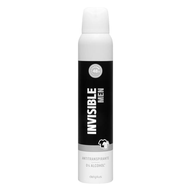 Desodorante invisible men Deliplus antitranspirante y antimanchas