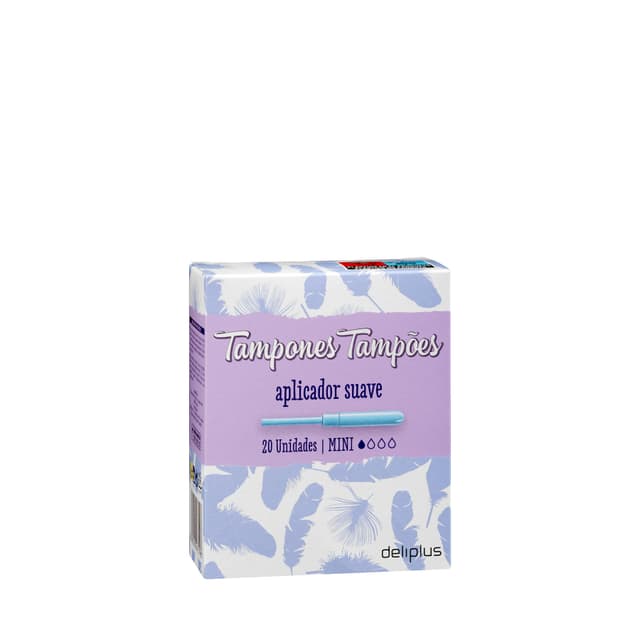 Tampones mini Deliplus con aplicador suave