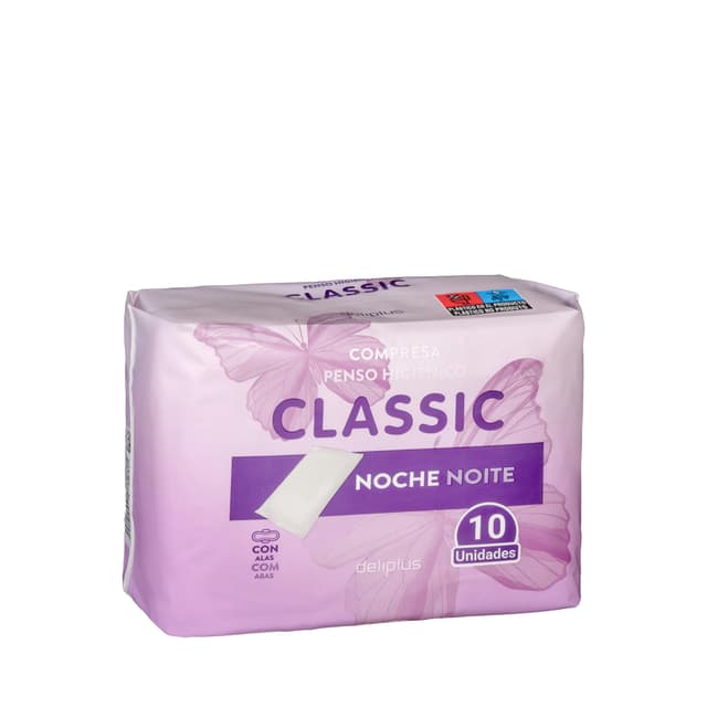 Compresa classic noche Deliplus con alas