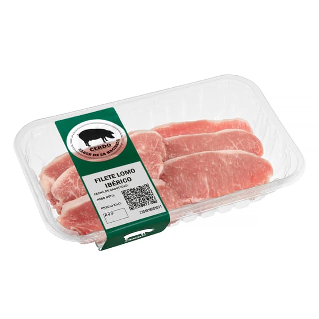Filetes lomo de cerdo ibérico