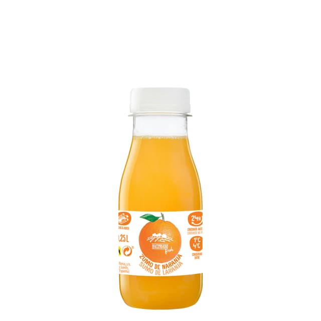 Zumo de naranja recién exprimido Hacendado