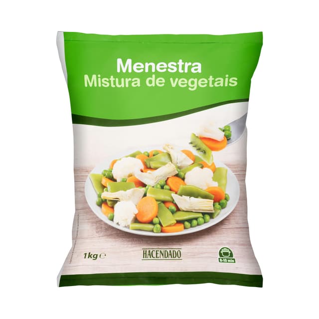 Menestra de verduras Hacendado ultracongelada