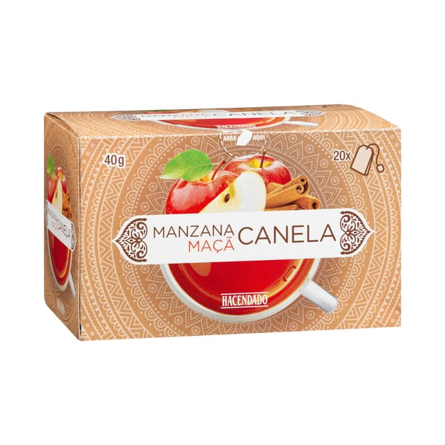 Infusión manzana y canela Hacendado