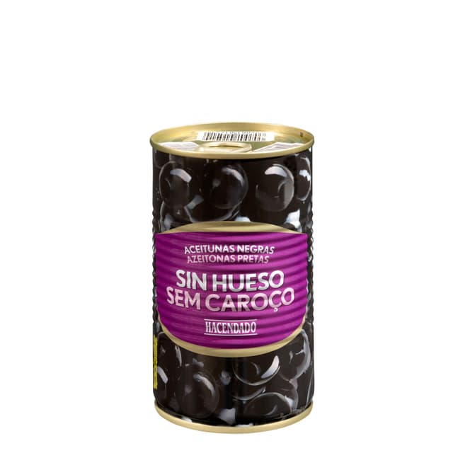 Aceitunas negras sin hueso Hacendado