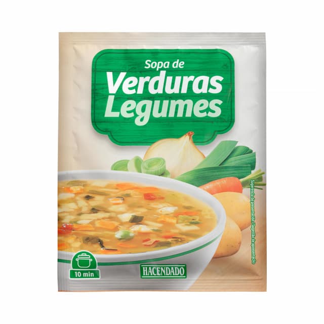Sopa de verduras Hacendado