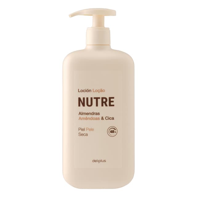 Loción corporal Nutre Deliplus almendras y cica