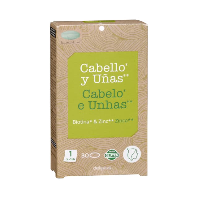 Comprimidos cabello y uñas Deliplus