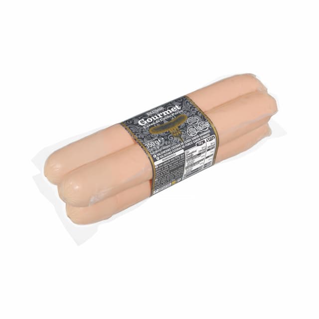 Salchichas cocidas bocata gourmet Hacendado de cerdo sabor ahumado