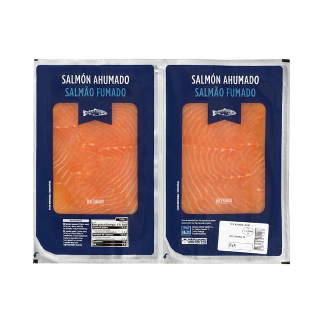 Salmón ahumado Hacendado