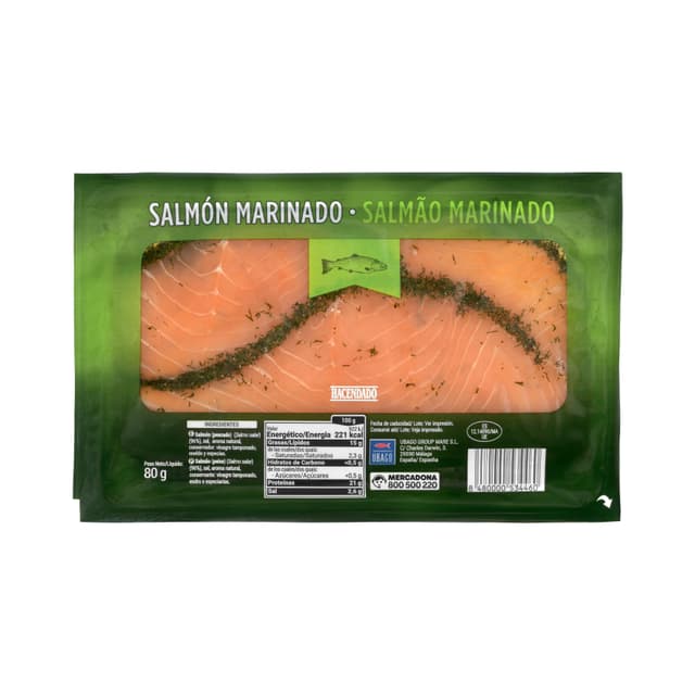 Salmón marinado Hacendado