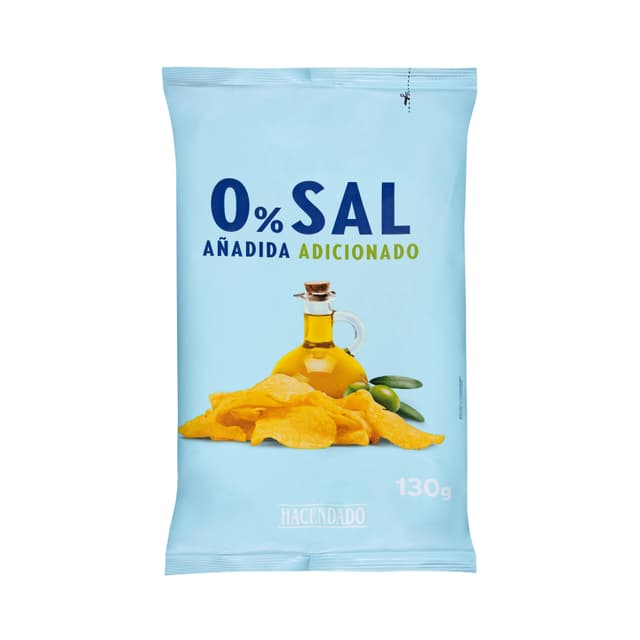 Patatas fritas 0% sal añadida Hacendado