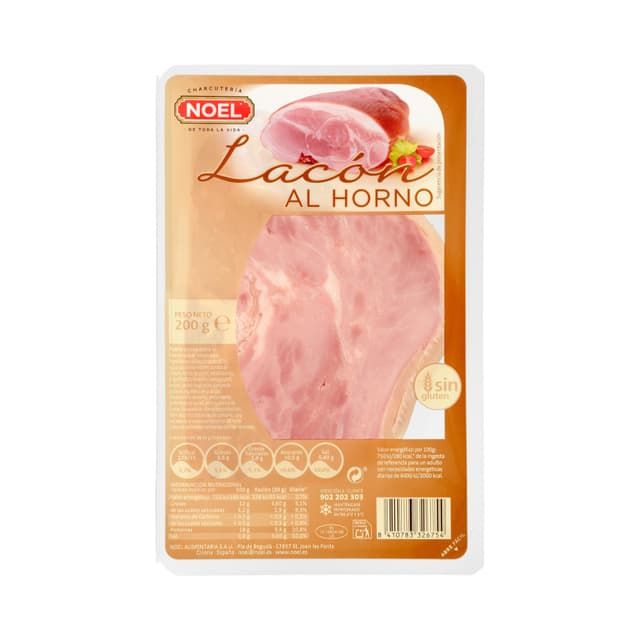 Lacón al horno Noel lonchas