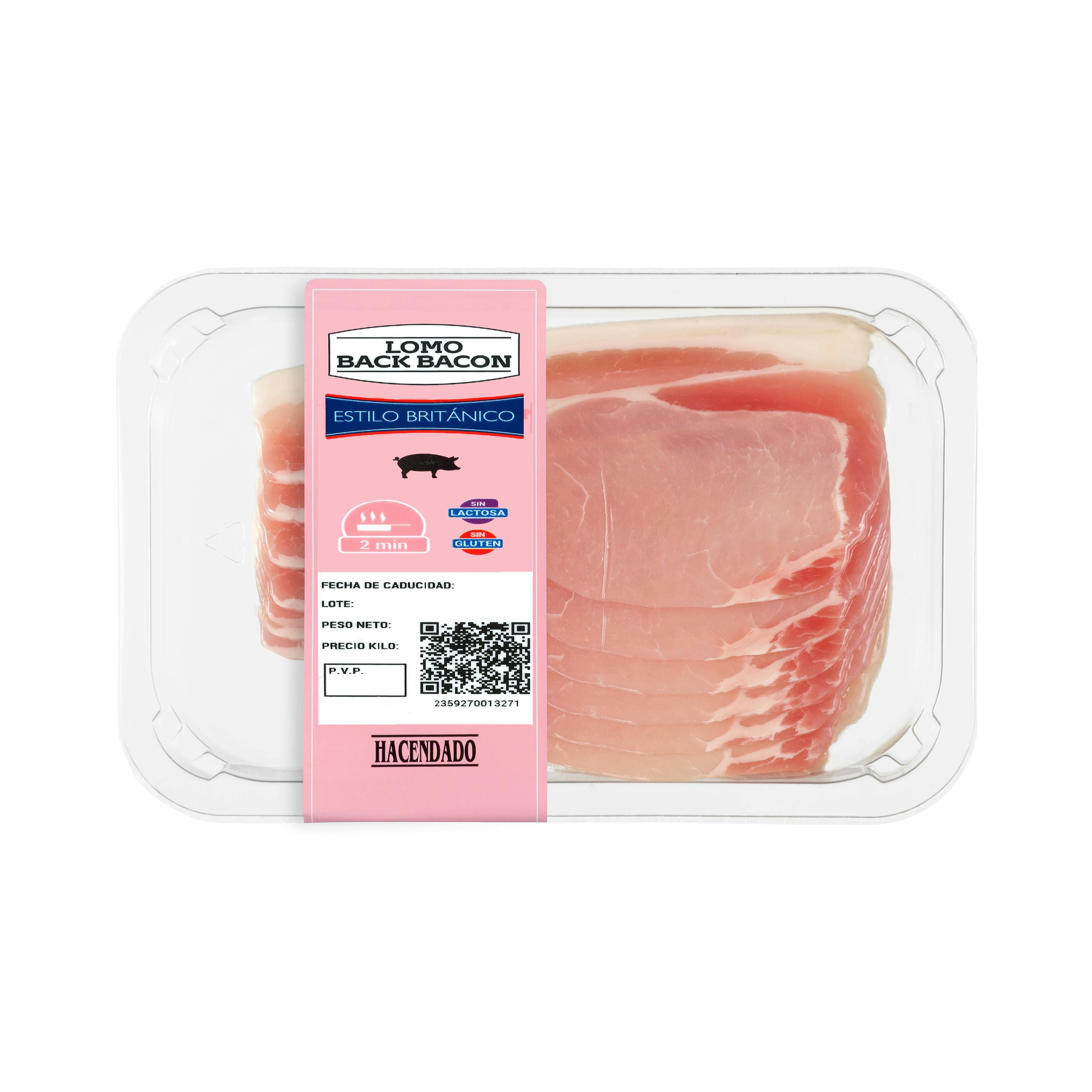 Lomo back bacon Hacendado